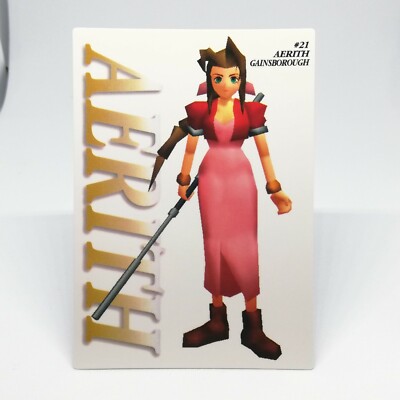 Aerith No.21 Final Fantasy   Card Dass Masters 1STedition JAPAN SQUARE
