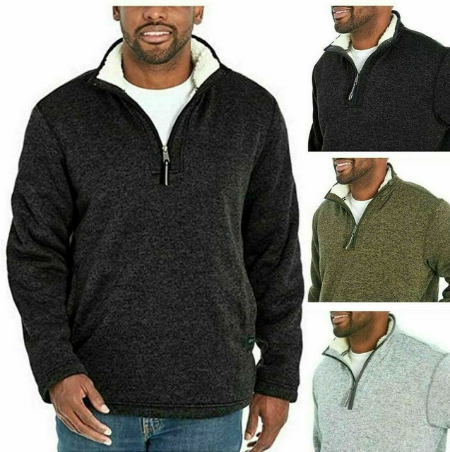 Orvis Men’s Fleece Lined Quarter Zip Pullover PREOWNED eBay