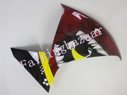 Fit for 2009-2011 YZF R1 Shark Candy Red Black Yellow ABS Injection Fairing Kit - Picture 5 of 7