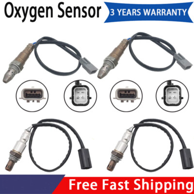 4PCS Oxygen Sensor Upstream+Downstream Sensor For 2015-2019 Infiniti Q70 5.6L V8