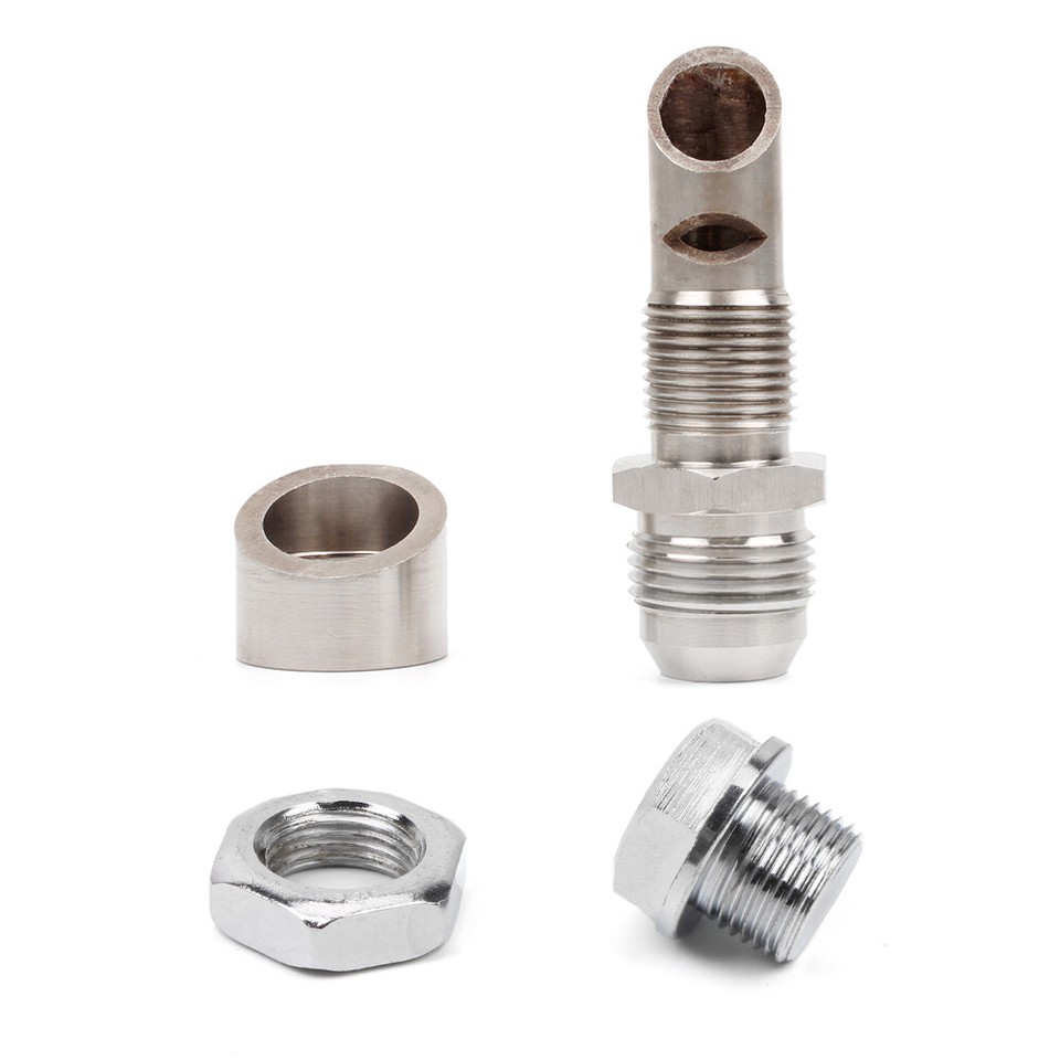 E-VAC SCAVENGER KIT 2 SETS 2 Sets Stainless Steel E-VAC Scavenger Kit – 304 Exhaust Vacuum Fitting Vent – Universal Fit Ford Stainless Steel Car & Truck Exhaust System Kits - Foto 2