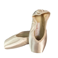 Russian Pointe Rubin Pointe Shoes Sz 34.5 W5 V2 Flex Soft V-Cut Discontinued