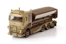WSI Models Volvo Per Broddes; Volvo Fh4 Sleeper Cab 8x4 Hooklift System + Hooklift Container Asphalt 1:50 01-3139