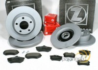 Zimmermann Bremsen Set Ø 296 Mm X Ø 280 Mm Vorne Hinten FüR Fiat Opel Renault