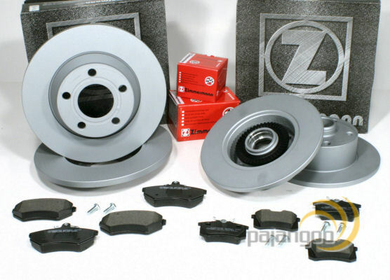 Zimmermann Bremsen Set Ø 296 Mm X Ø 280 Mm Vorne Hinten FüR Fiat Opel Renault-image