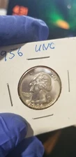 1956 25C Washington Quarter BU