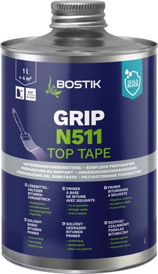 Bostik Grip N511 Top Tape Lösemittelhaltiger Bitumenvoranstrich 1 l