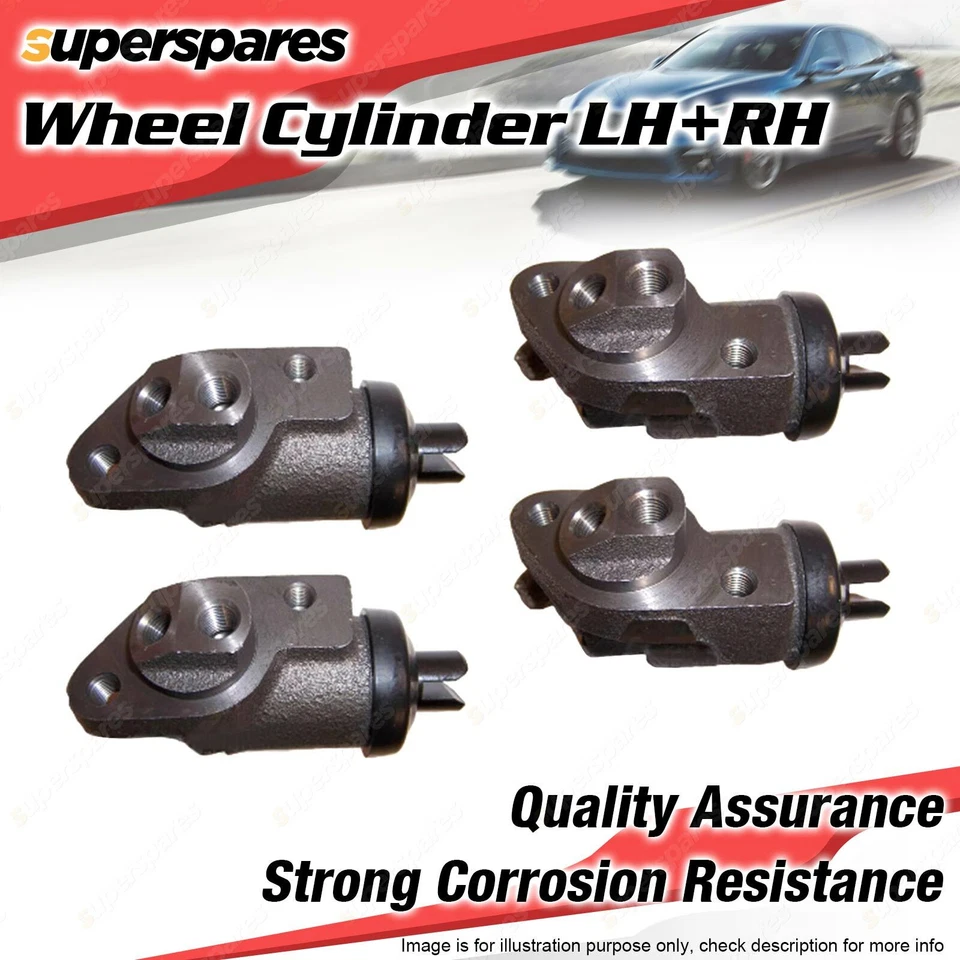 4 LH+RH Front Wheel Cylinders for Land Rover 2A 3 Series 109 2.6L 3.5L 28.57mm