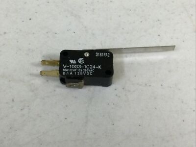 NEW, OMRON V-10G3-1C24-K SNAP ACTION MICROSWITCH 10A 1/2HP 125-250V, FREE SHIP