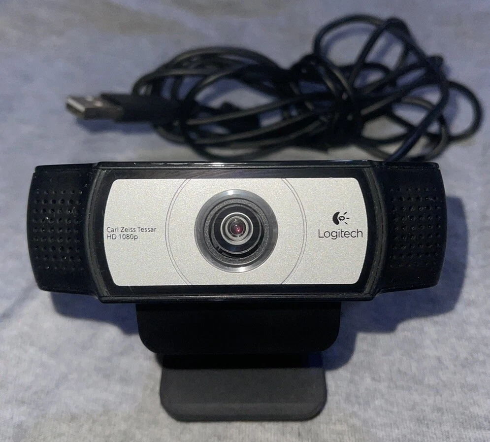 bogstaveligt talt ballet Blind tillid Logitech Webcam Carl Zeiss Tessar HD 1080P USB V-U0031 | eBay