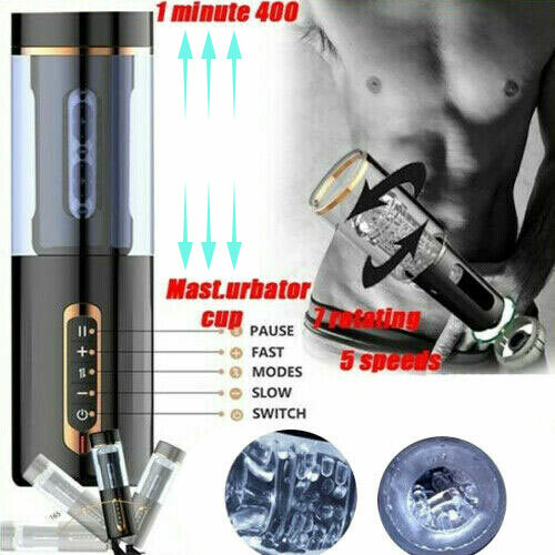 Hands Male Masturbation Automatic Electric Cups Thrusting Rotation Stroker For Sale Online Ebay
