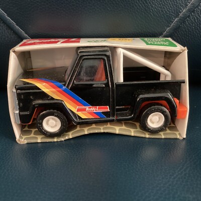 New In Box Vintage Buddy L Brute Step Side Pickup Truck Black 5  Time Capsule