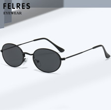 Men Women Metal Punk Sunglasses Small Frame Outdoor Driving Fashion Classes New