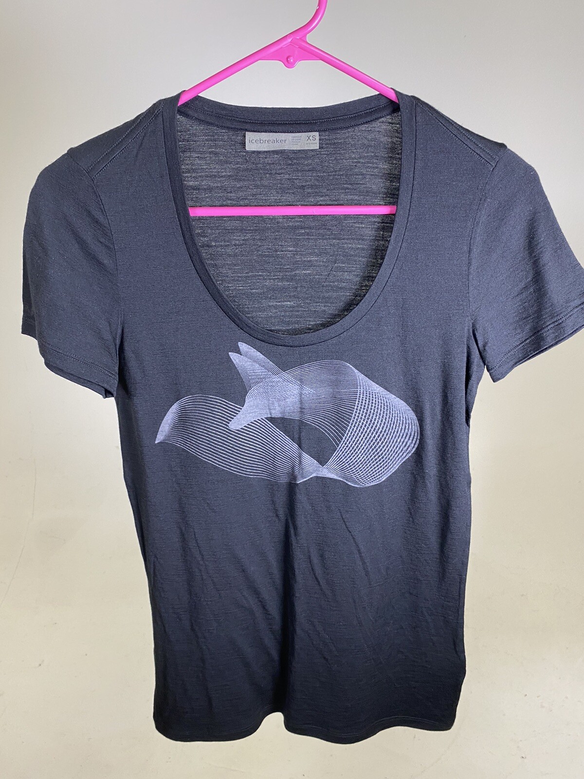 ICEBREAKER Lana Merino Para Mujer Tech Lite Cuchara Zorro Polar - XS - ¡NUEVO!