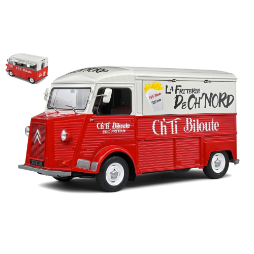 CITROEN TYPE HY FRITERIE CH'TI BILOUTE 1969 1:18 Solido Camion Die Cast