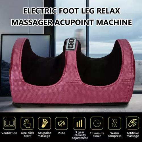Foot Massager Massage Machine New Feet Kneading Calf Pain Relief Electric Heated - Picture 3 of 12
