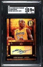 KOBE BRYANT 2013-14 Gold Standard Mother Lode Auto #18/25 SGC 9 with 10 Auto