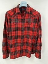 Polo Ralph Lauren Plaid Western Buffalo snap-button down L A-3 