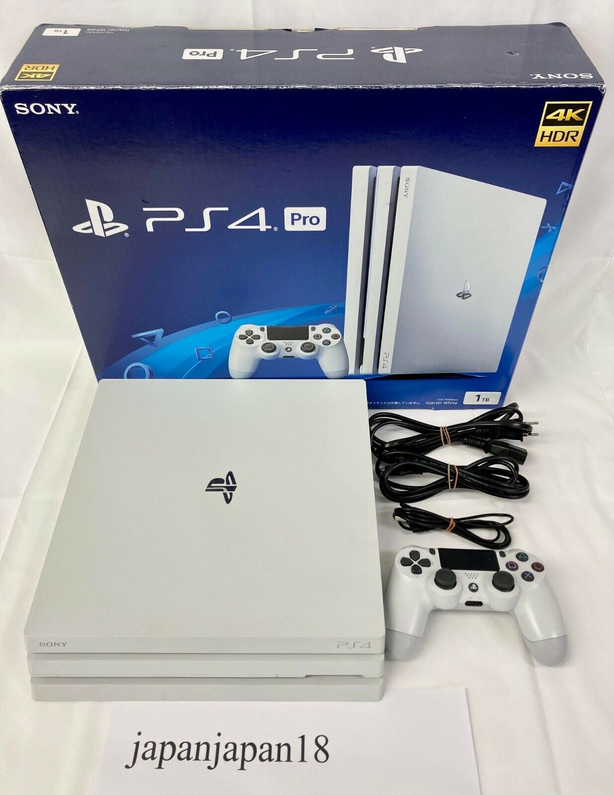 Ps4 Pro Branco 1 Controle 1 Jogo, Console de Videogame Sony Usado 65347119