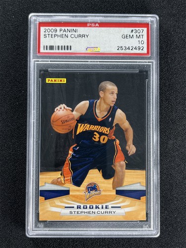 2009 Panini Basketball Stephen Curry #307 Rookie RC Warriors PSA 10 Gem Mt