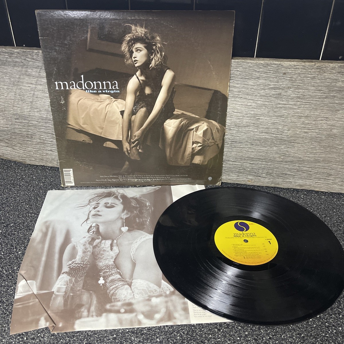 Madonna - Like a Virgin - Upside Down Back- 1984 Vinyl LP - 1st