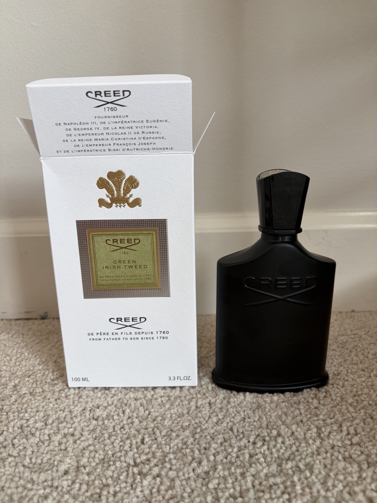 Creed Green Irish Tweed 3.3 Oz Eau De Parfum Spray for Men