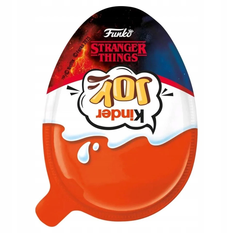 Kinder Joy STRANGER THINGS 2025 Chocolate Choose from 3 - 6 - 12 or 24 pcs