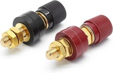 2 Pcs 5/16" Remote Battery Terminal Stud Battery Power Junction Post Connector T