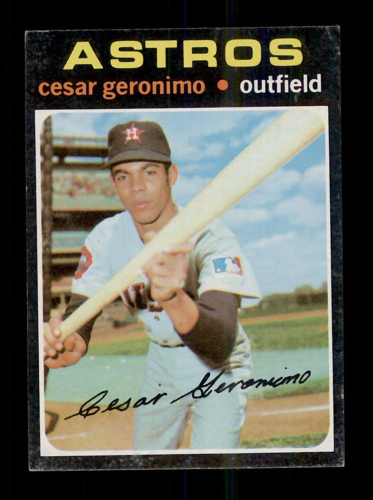 1971 TOPPS #447 CESAR GERONIMO HOUSTON ASTROS