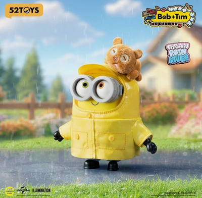 52TOYS MINIONS BOB+TIM BETTER TOGETHER SERIES VINYL PLUSH PENDANT