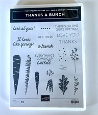 Stampin Up RETIRED NEW THANKS A BUNCH -Stamp Set