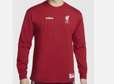 Nike LeBron x Liverpool F.C. Long-Sleeve Shirt FD4024-608 SIZE MENS LARGE
