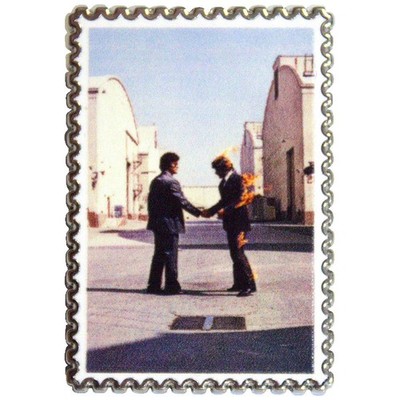 PINK FLOYD METALL PIN # 12 ANSTECKER BADGE BUTTON WISH YOU WERE HERE 4x2,5cm