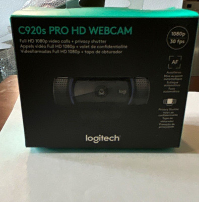 Logitech C920s Pro HD Webcam 1080p 30fps USB Autofocus Mic Privacy Shutter