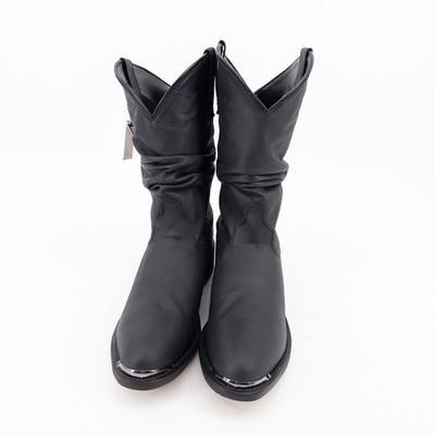 Dingo Men Size 9 EW Amsterdam Black Slouch Leather Cowboy Western Boots 15240 Dingo Men main image 3