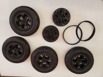 Evolve Electric Skateboard ....175mm All Terrain Wheel s with 66T Pulley