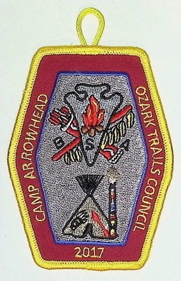 Camp Arrowhead Boy Scout Camp Patch Ozark Trails Council 2017 BSA