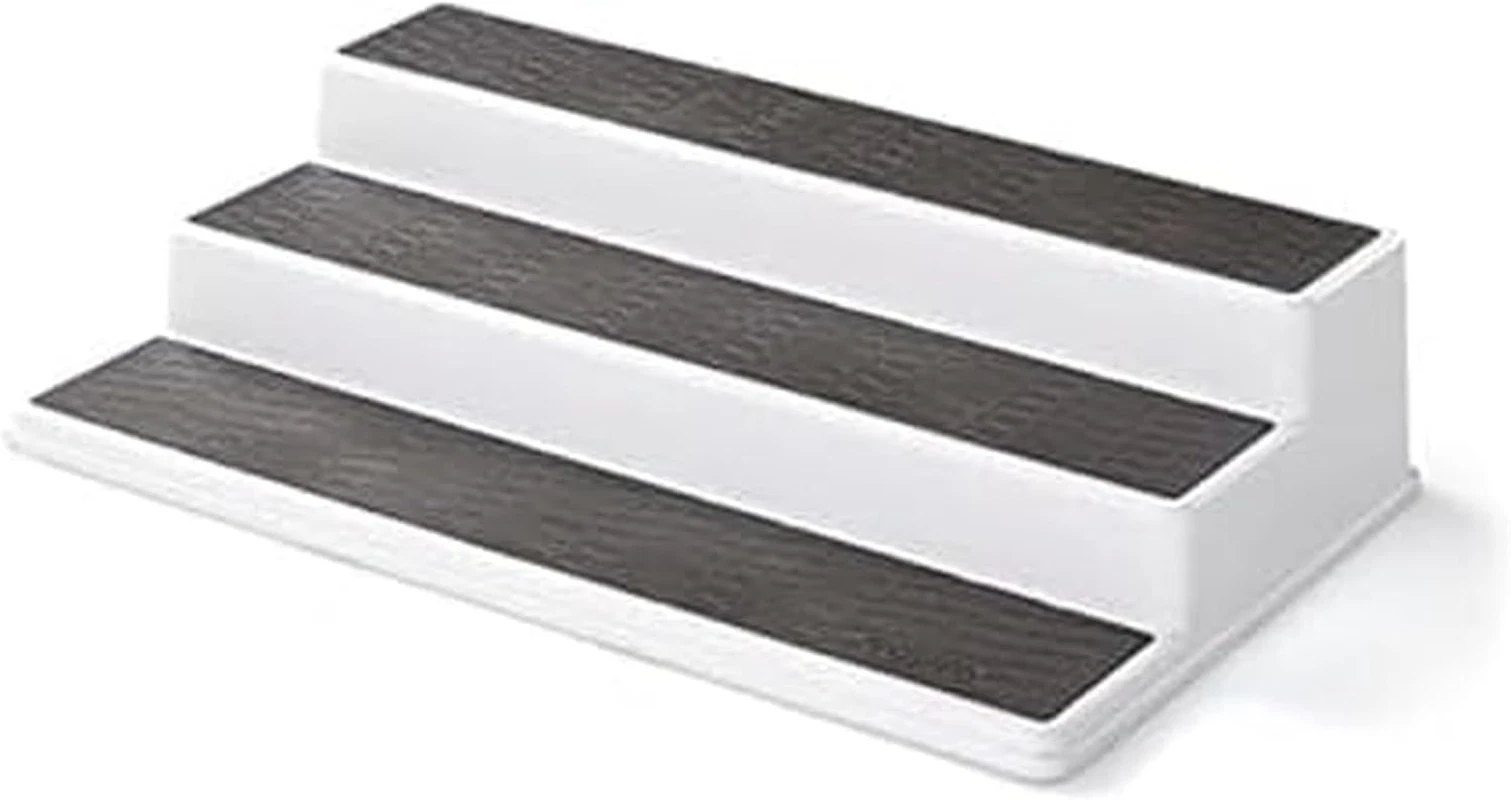 Copco 3-Tier Non-Skid Spice Rack Organizer for Kitchen Cabinet or Pantry, 15-Inc