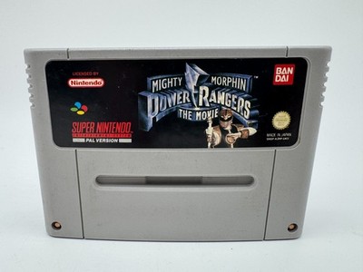 Power Rangers The Movie SNES Mighty Morphin Super Nintendo PAL