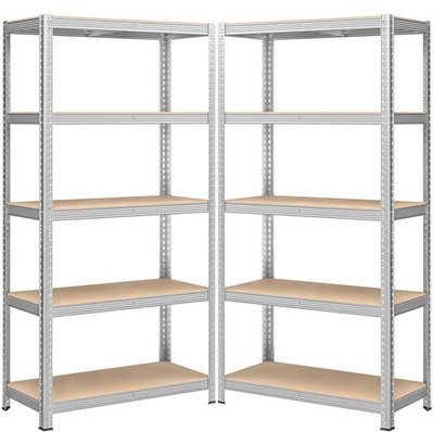 Lagerregal Steckregal Werkstattregal  2x 180x90x40cm Kellerregal Schwerlastregal