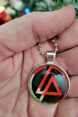 Linkin Park Glass Dome Pendant Necklace Cabochon .