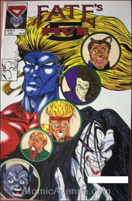 Fate's Five #3 FN; Innervision | Frankenstein Dracula Merlin Nemo - w/Bag+Board