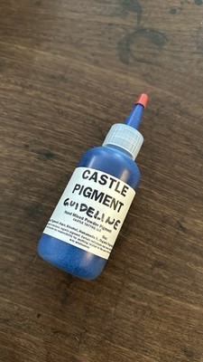 Rare Ernie Carafa Guideline Blue Powder Pigment Mixed By Asa Castle Tattoo Ink