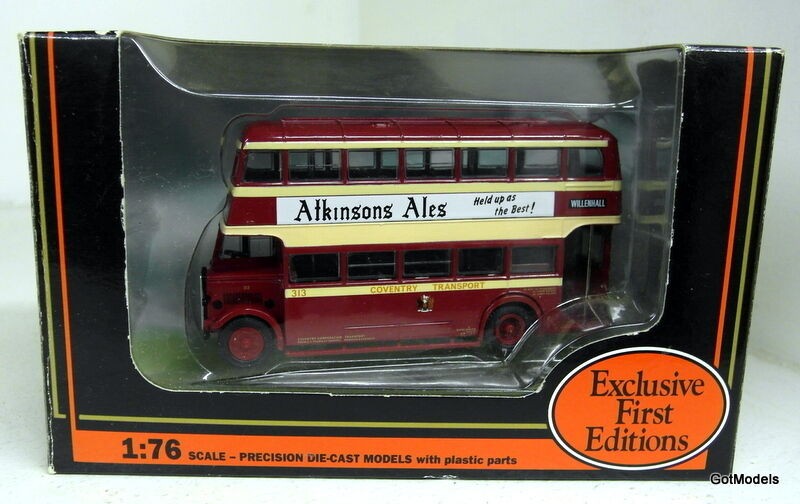 EFE 1/76 26201 Guy Arab II Utility Bus Coventry Transport RT13 Diecast Model Bus