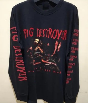 Pig Destroyer Band Long Sleeve Album Black Shirt Size S-5XL