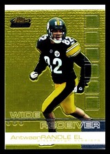 ANTWAAN RANDLE EL Steelers 2002 Topps Finest #84 RC / Rookie Card. rookie card picture