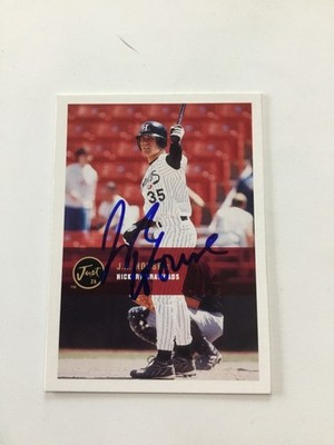 J.R. House IP Autograph Signed 2000 Just Minors Pittsburgh Pirates/WVU