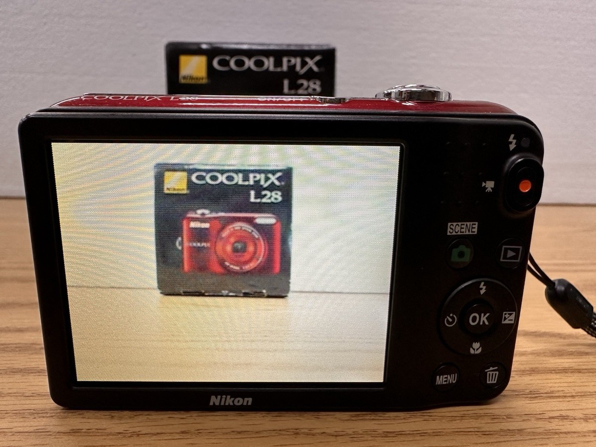 Nikon COOLPIX L28 20.1MP Digital Camera - Red for sale online | eBay