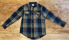 Vintage sears blue plaid shirt