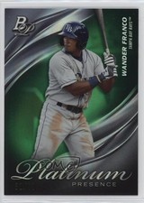 2019 Bowman Platinum Wal-Mart Presence Green Foil 81/99 Wander Franco #PP-7 9b3